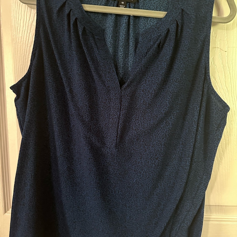 Blue and black shirt